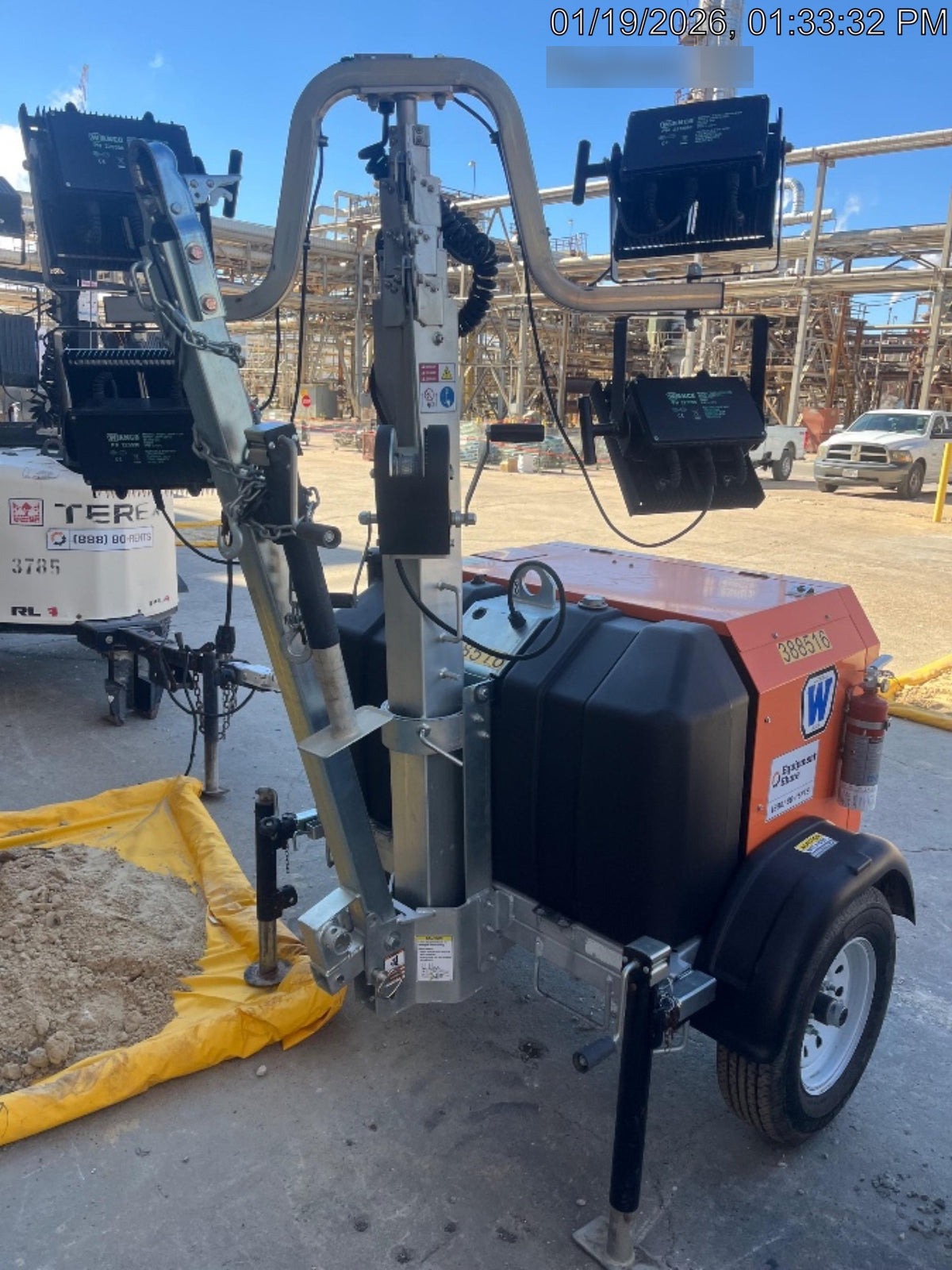 2024 Wanco WLTT-4MM4K Diesel, Deep Sea Controller, Shore Power Plug, Auto Start, (4) 350W LED Floodlights, 4kW Generator, 60 Gal Fuel Tank, 2" Ball, T3