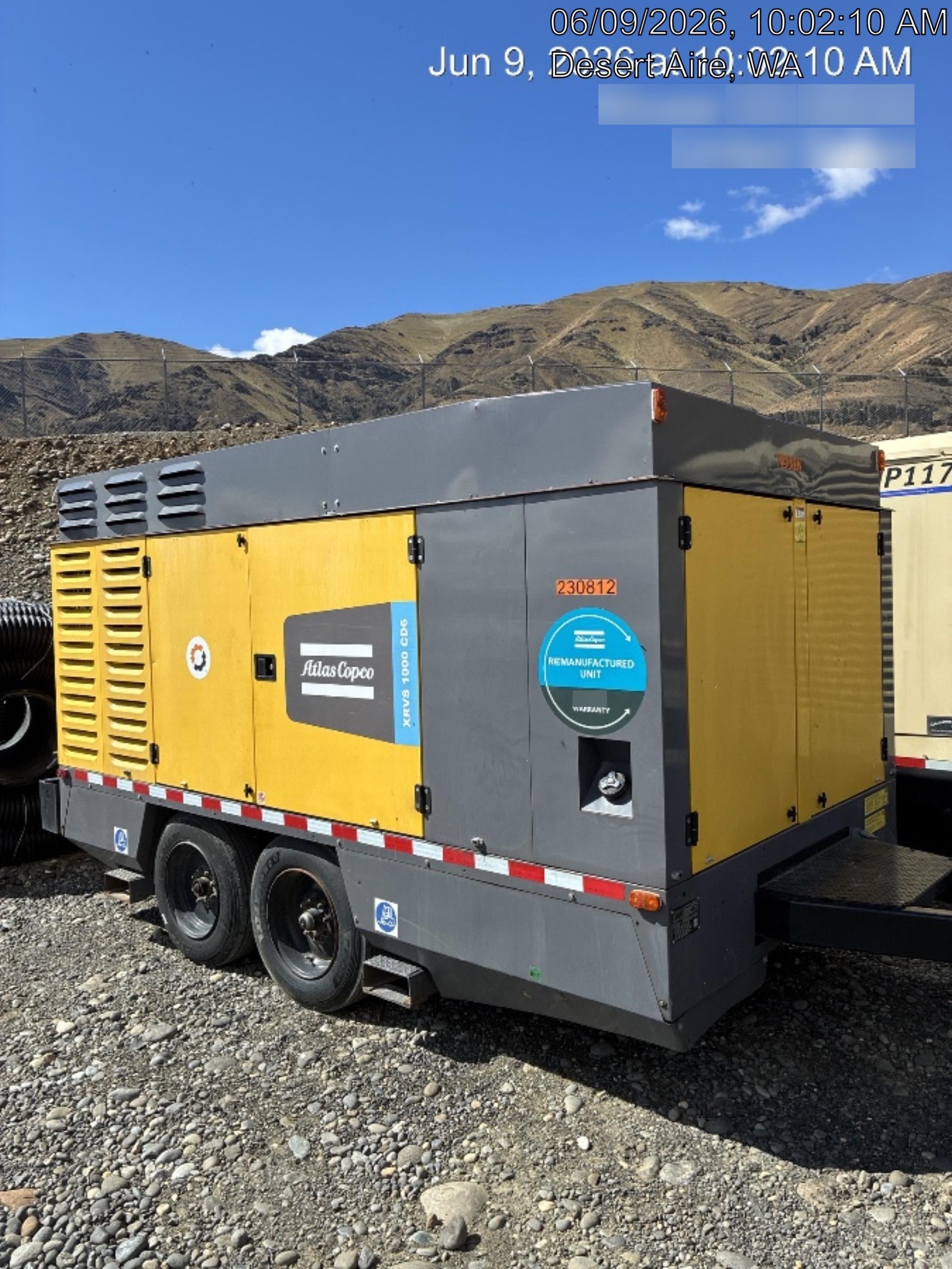 2022 ATLAS COPCO XRVS 1000 Tier 3 Reman