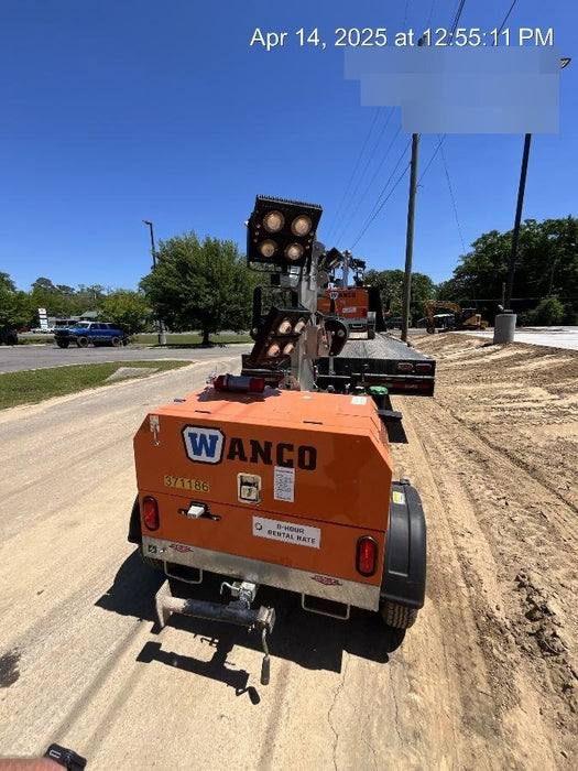 2023 Wanco WLTT-4MM4K Diesel, Deep Sea Controller, Shore Power Plug, Auto Start, (4) 350W LED Floodlights, 4kW Generator, 60 Gal Fuel Tank, 2" Ball, T3