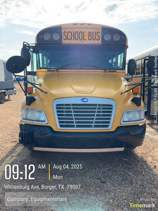 2012 BLUE BIRD 72 Passenger Bus