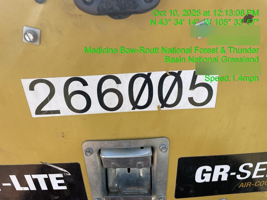 2022 Allmand NLV3GR (4) LED Light Fixture 350W, 23' Vertical Mast, 3kW Prime, Towable, ES Decals, T3