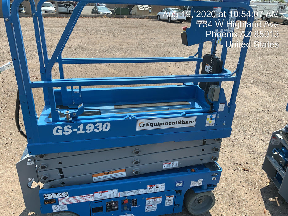 2020 Genie GS-1930 Standard Machine
