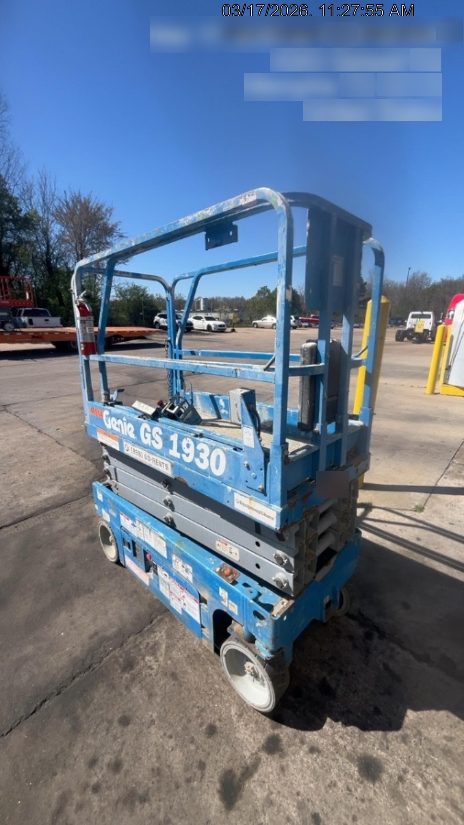 2019 Genie GS-1930 Fixed Rails with Chain Entry