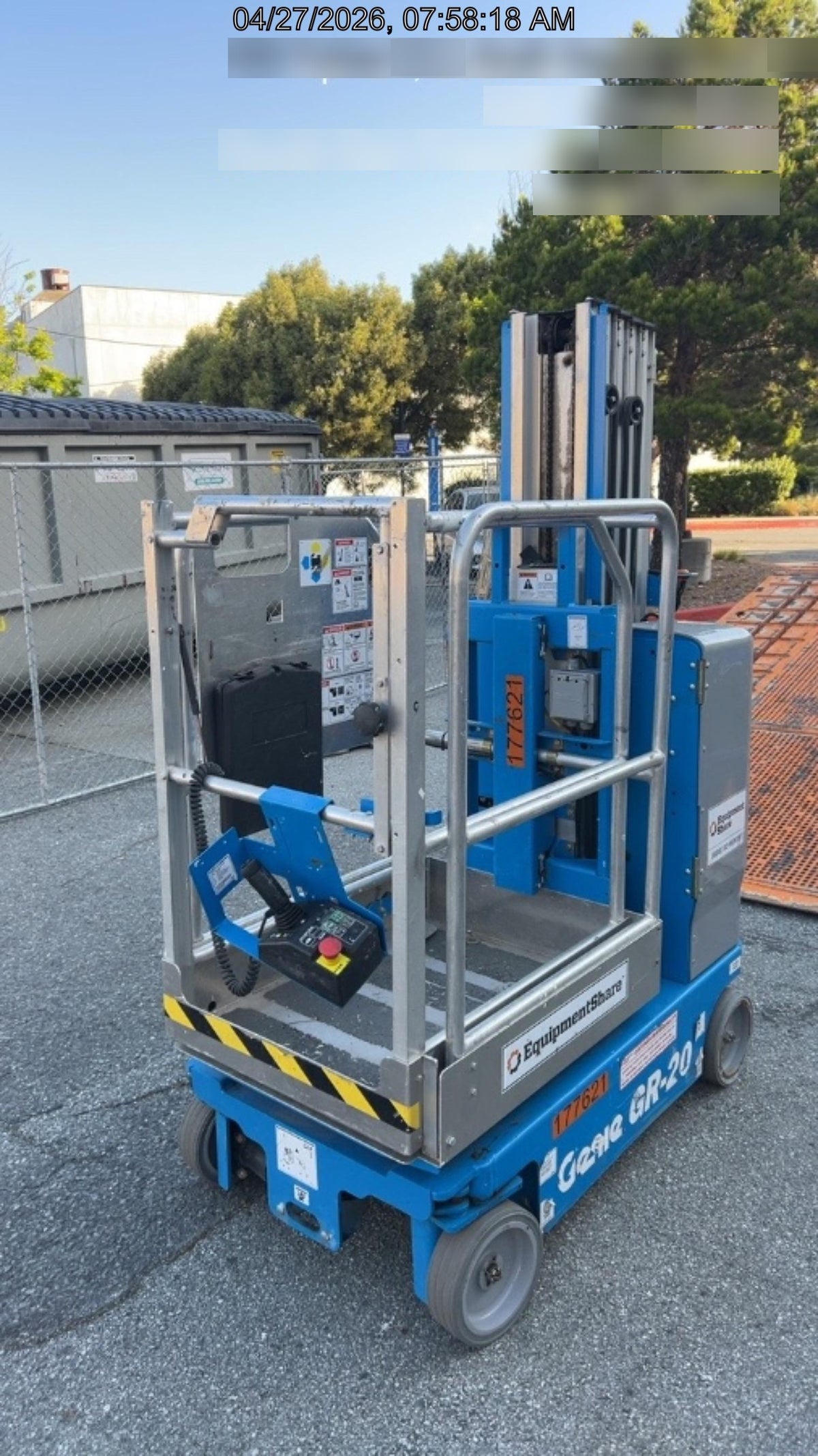 2021 GENIE GR-20