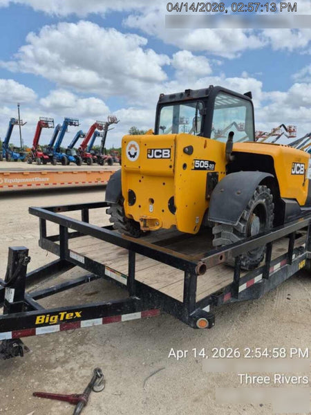 2020 JCB 505-20TC Canopy, Solid Tires, Work Lights, Beacon, Aux Hydraulics, Back up Alarm, ES Decals