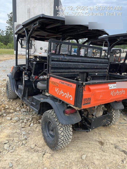2021 Kubota RTV-X1140W-H Plastic Canopy, Windshield Acrylic Clear, LED Strobe Light, Wire Harness Kit, Back up Alarm