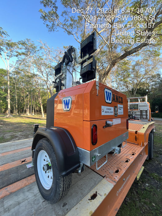 2023 Wanco WLTT-4MM4K Diesel, Deep Sea Controller, Shore Power Plug, Auto Start, (4) 350W LED Floodlights, 4kW Generator, 60 Gal Fuel Tank, 2" Ball, T3