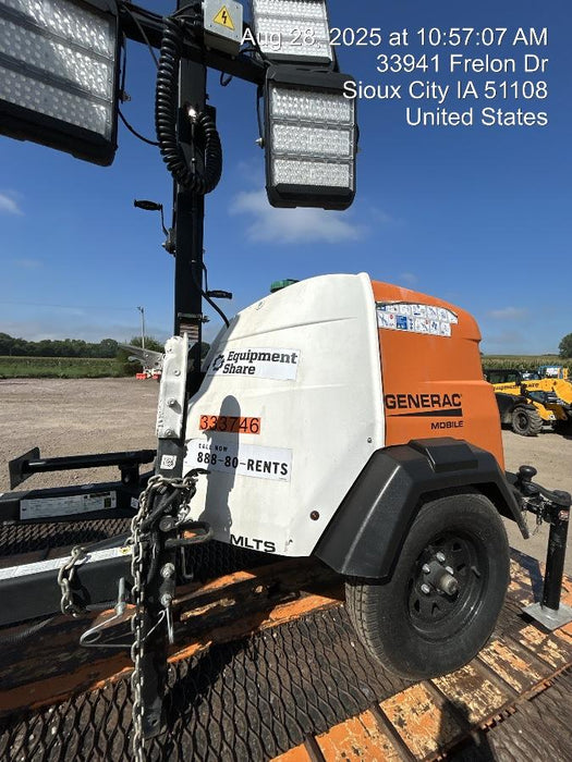 2023 Generac MLT2 Diesel, Flex Switch 120V Input, Powerzone Controller, (4) 320W LED Lights, 4kW Generator, 39.9 Gal Fuel Tank, 2" Ball, T3