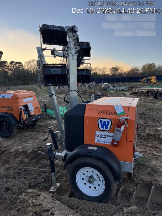 2024 Wanco WLTT-4MM4K Diesel, Deep Sea Controller, Shore Power Plug, Auto Start, (4) 350W LED Floodlights, 4kW Generator, 60 Gal Fuel Tank, 2" Ball, T3