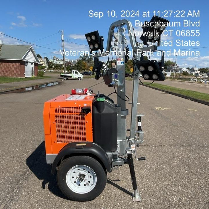 2024 Wanco WLTT-4MM4K Diesel, Deep Sea Controller, Shore Power Plug, Auto Start, (4) 350W LED Floodlights, 4kW Generator, 60 Gal Fuel Tank, 2" Ball, T3