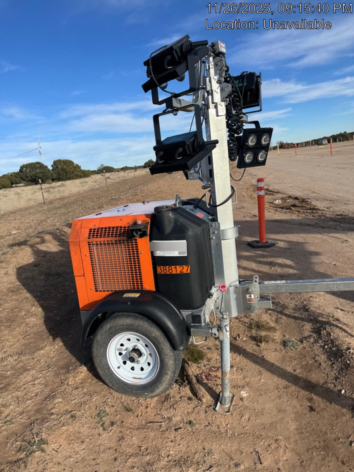 2024 Wanco WLTT-4MM4K Diesel, Deep Sea Controller, Shore Power Plug, Auto Start, (4) 350W LED Floodlights, 4kW Generator, 60 Gal Fuel Tank, 2" Ball, T3