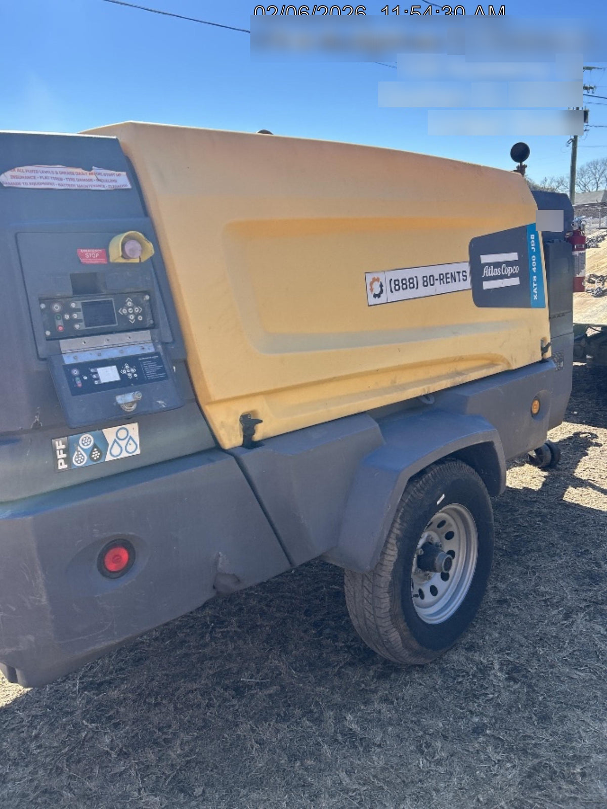 2020 ATLAS COPCO XATS 400 PFF