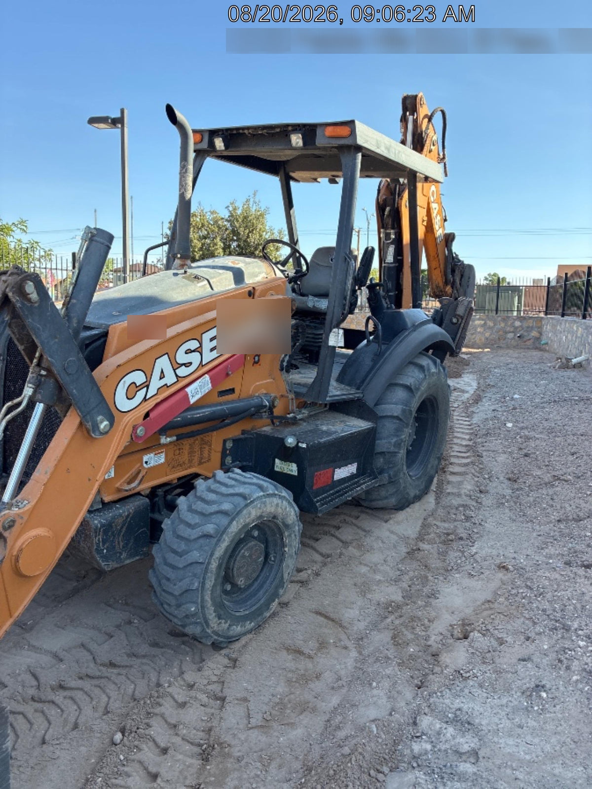 2019 Case 580N EP Canopy, 4WD, GP Front Bucket, Standard Stick, 2-Way Aux Hydraulics, ISO Controls