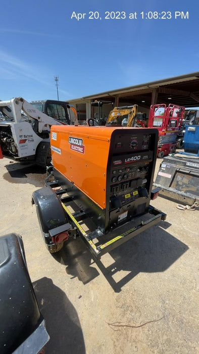 2023 Lincoln Electric LE400 Kubota V1505, Trlr, Cable Rack, Light Kit, ES Decals, T3