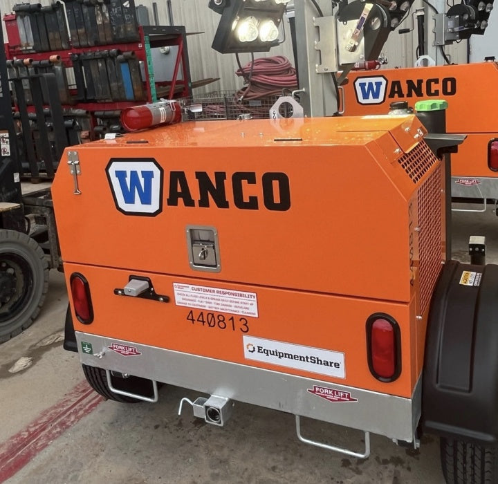2024 Wanco WLTT-4MM4K Diesel, Deep Sea Controller, Shore Power Plug, Auto Start, (4) 350W LED Floodlights, 4kW Generator, 60 Gal Fuel Tank, 2" Ball, T3