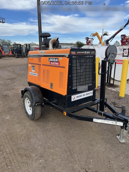 2021 Lincoln Electric Vantage 549X Ready Pak 3, ORANGE (includes trailer, cable rack, fender light kit)
