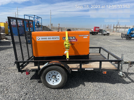 2021 Lincoln Electric Vantage 322 Vantage 322 Ready Pak 3 w/ Decals, ORANGE (includes trailer, cable rack, fender light kit) NO Telematics