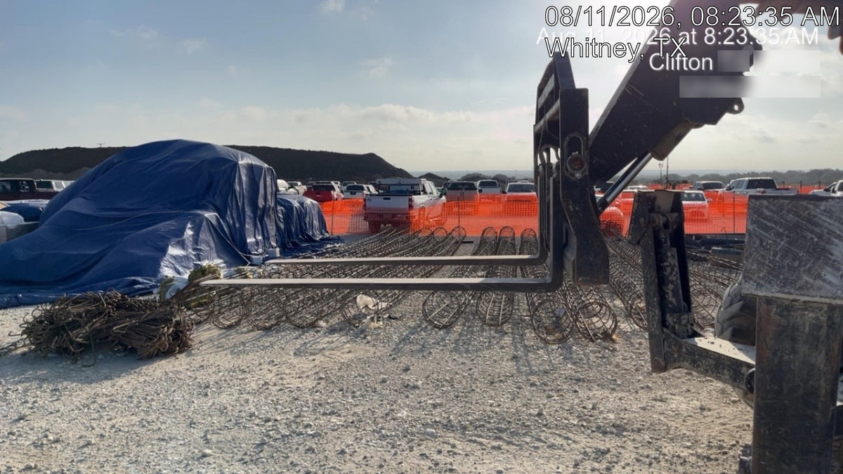 2018 Skytrak 10054 Skytrak 10054 10K Telehandler w/Open ROPS Solid Tires, LED Work Lights, Rotating Beacon, 60" Carriage/60" Forks