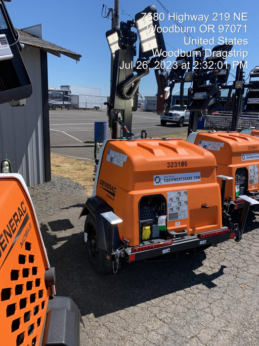 2023 Generac MLT2 Diesel, Flex Switch 120V Input, Powerzone Controller, (4) 320W LED Lights, 4kW Generator, 39.9 Gal Fuel Tank, 2" Ball, T3