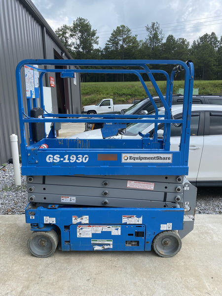 2019 Genie GS-1930 Fixed Rails with Chain Entry