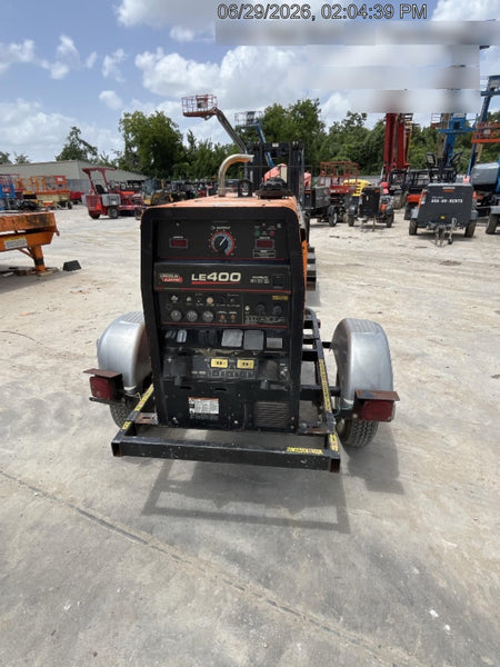 2022 Lincoln Electric LE400 Kubota V1505, Trlr, Cable Rack, Light Kit, ES Decals, T3