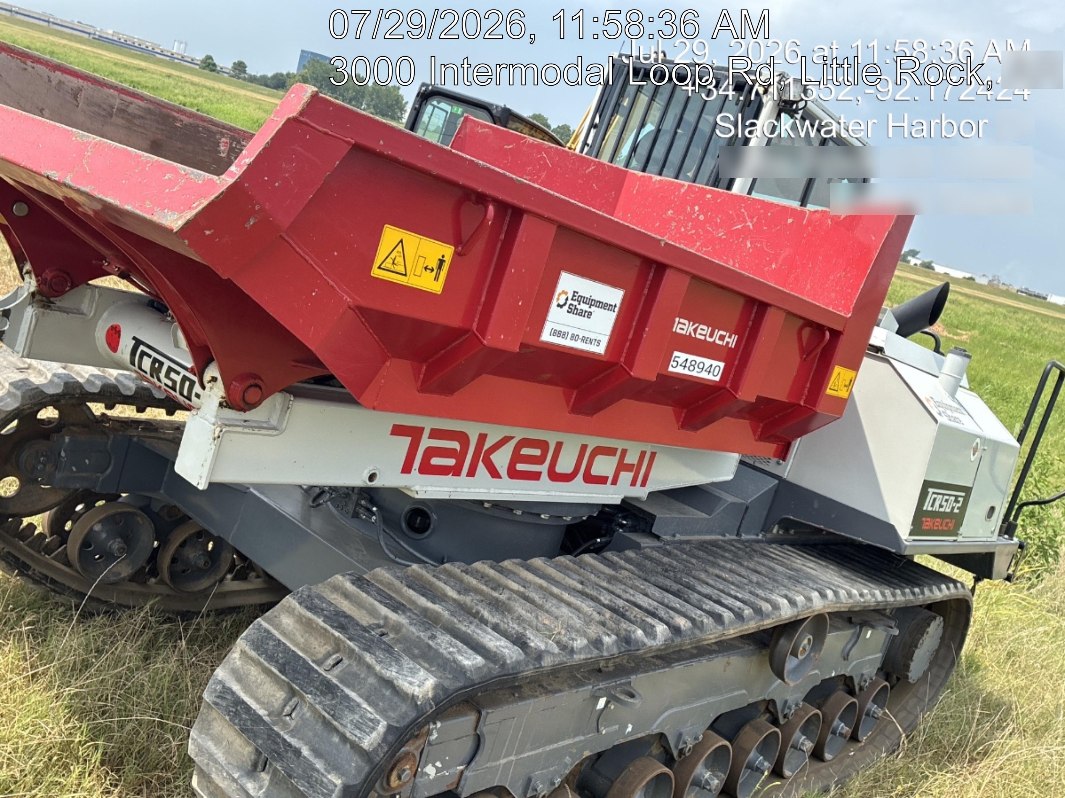 2025 TAKEUCHI TCR 50-2CR
