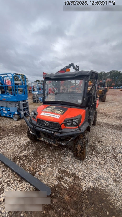 2020 Kubota RTV-XG850WL-H 4wd Utility Cart, 4 Seat,Gas, LED Strobe, Windshield Tempered Glass, Plastic Canopy, Wire Harness Kit, Backup Alarm
