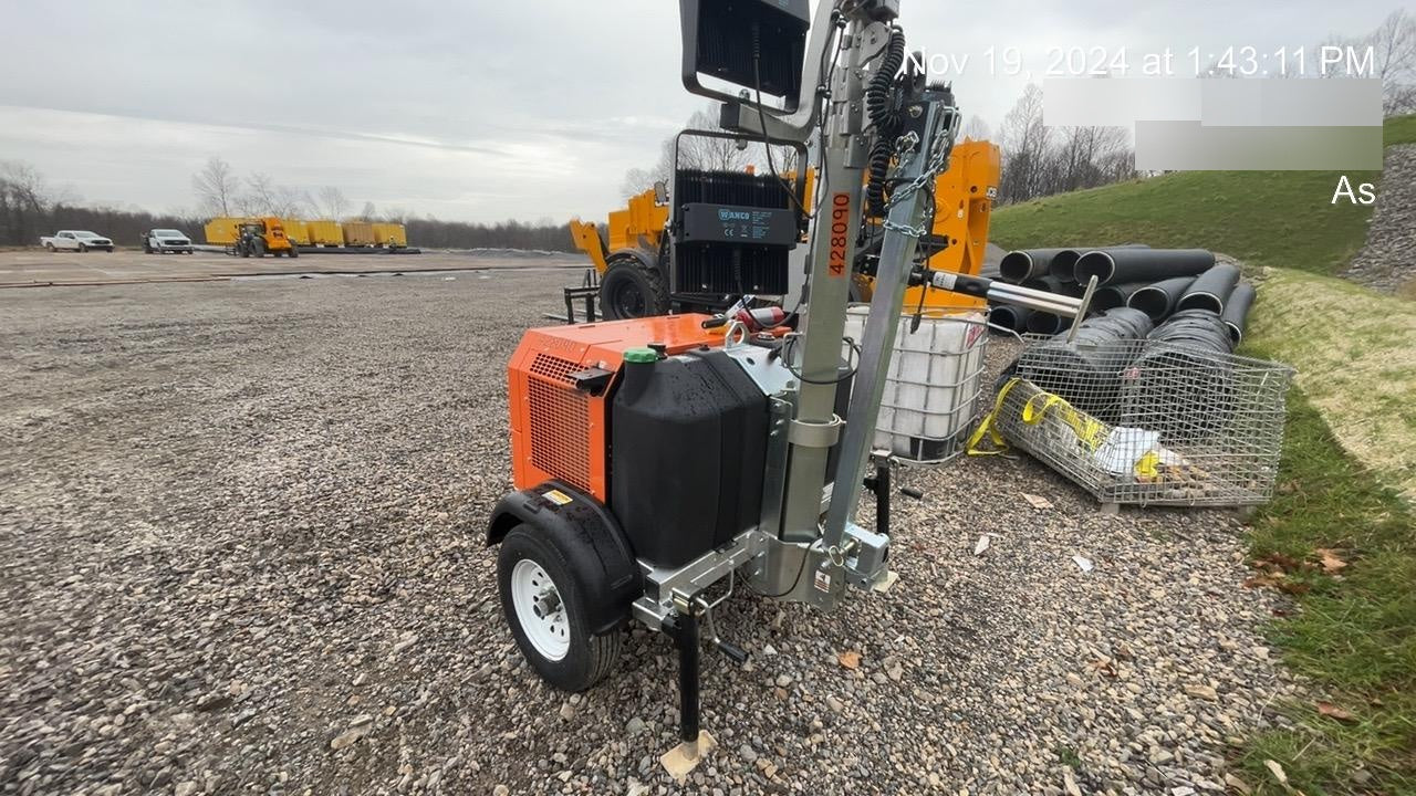 2024 Wanco WLTT-4MM4K Diesel, Deep Sea Controller, Shore Power Plug, Auto Start, (4) 350W LED Floodlights, 4kW Generator, 60 Gal Fuel Tank, 2" Ball, T3