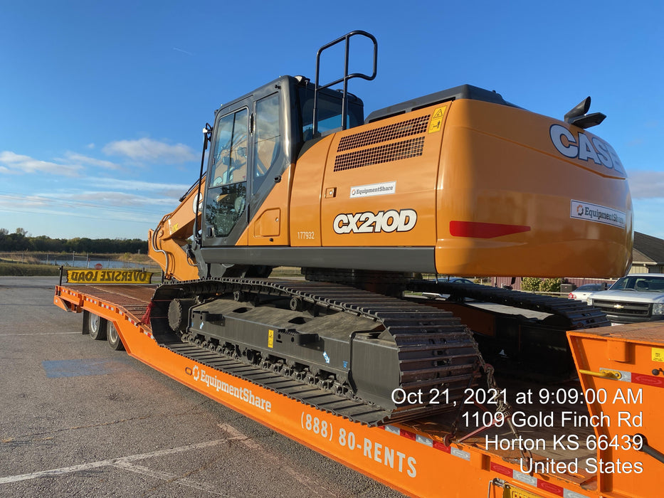 2021 CASE CX210D