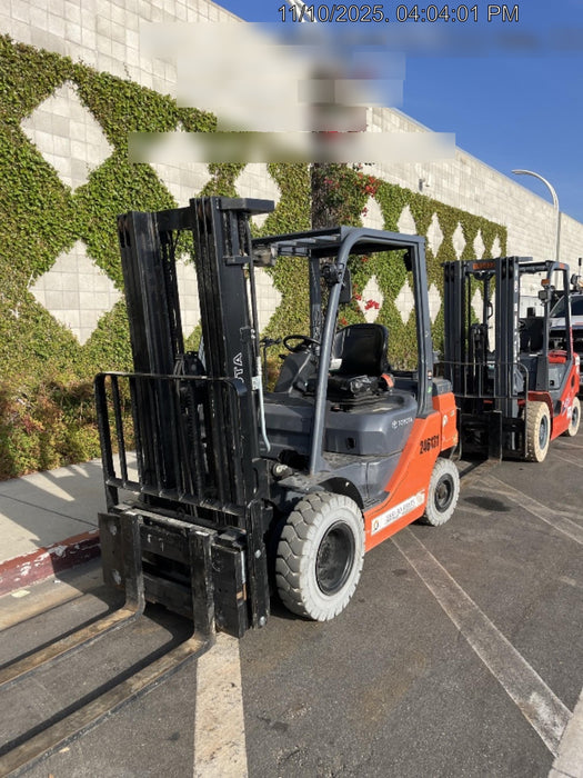 2022 TOYOTA 8FGU25 LP w/ Scale