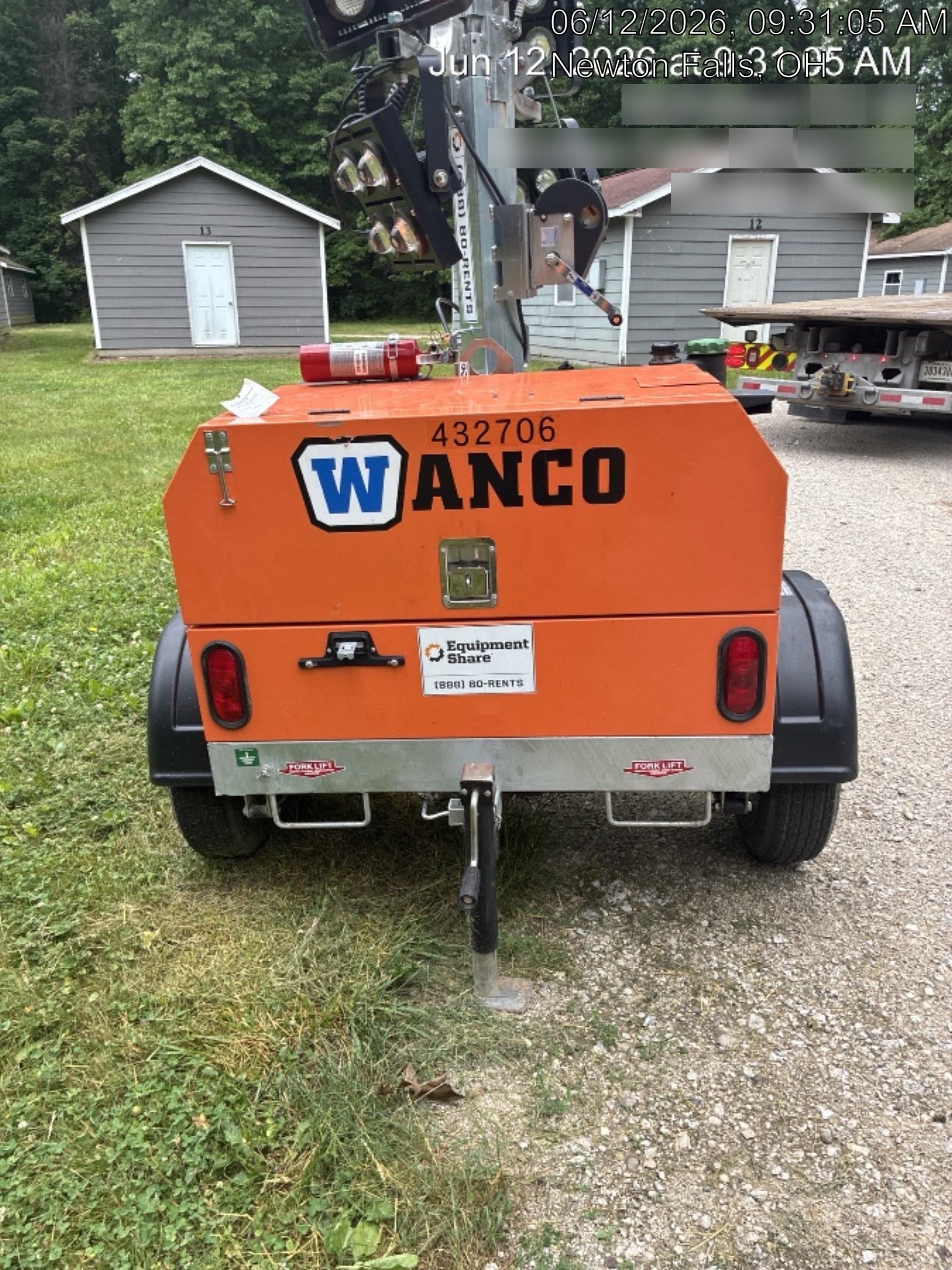 2024 Wanco WLTT-4MM4K Diesel, Deep Sea Controller, Shore Power Plug, Auto Start, (4) 350W LED Floodlights, 4kW Generator, 60 Gal Fuel Tank, 2" Ball, T3