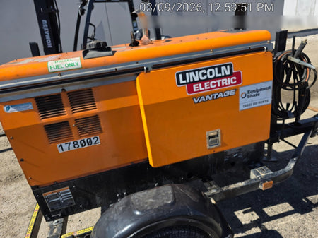 2021 Lincoln Electric Vantage 322 Vantage 322 Ready Pak 3 w/ Decals, ORANGE (includes trailer, cable rack, fender light kit) NO Telematics