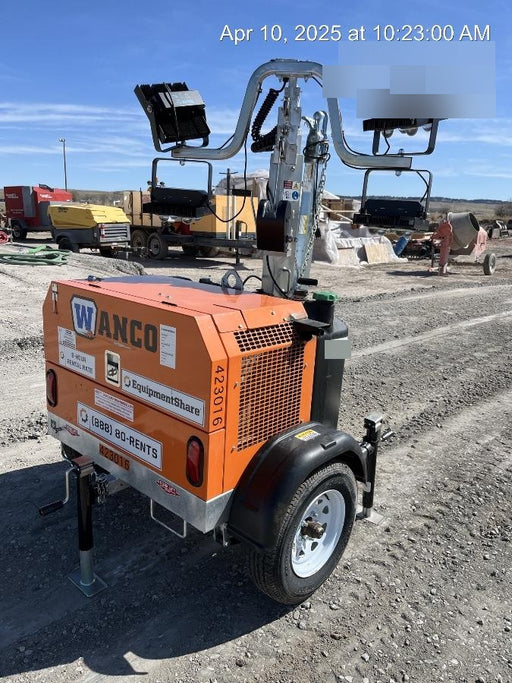 2024 Wanco WLTT-4MM4K Diesel, Deep Sea Controller, Shore Power Plug, Auto Start, (4) 350W LED Floodlights, 4kW Generator, 60 Gal Fuel Tank, 2" Ball, T3