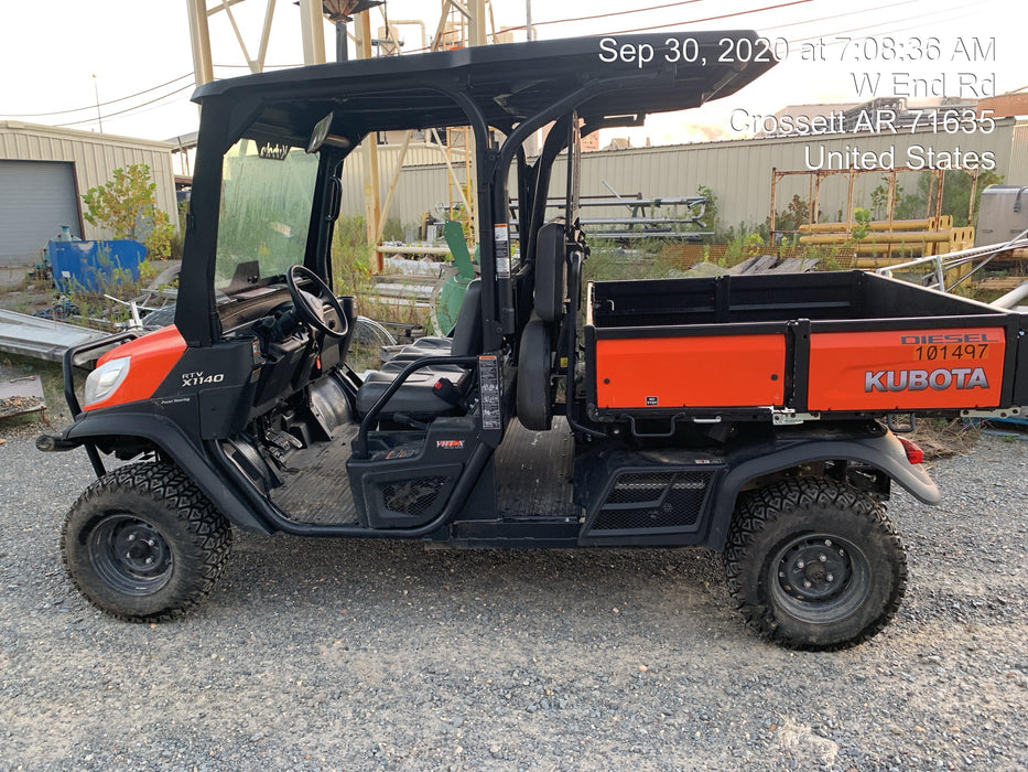 2019 Kubota RTV-XG850WL-H 4wd Utility Cart, Gas, 2 Seat, LED Strobe, Windshield Tempered Glass, Plastic Canopy, Wire Harness Kit, Backup Alarm