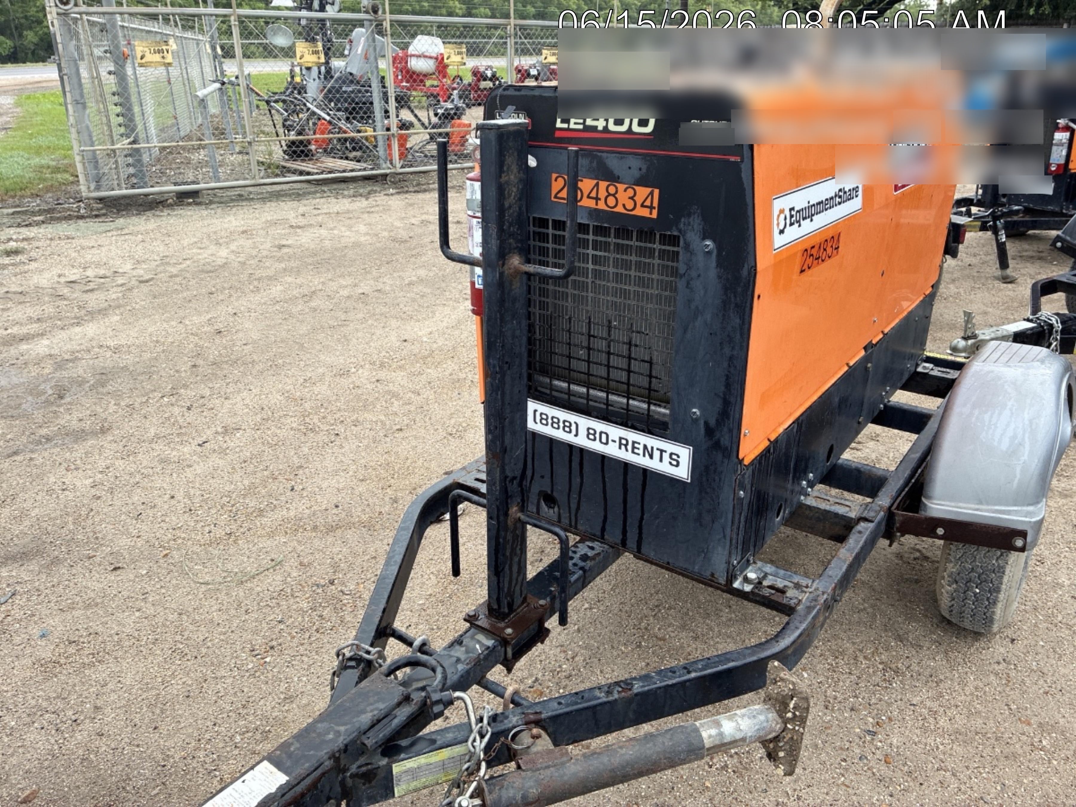 2022 Lincoln Electric LE400 Kubota V1505, Trlr, Cable Rack, Light Kit, ES Decals, T3