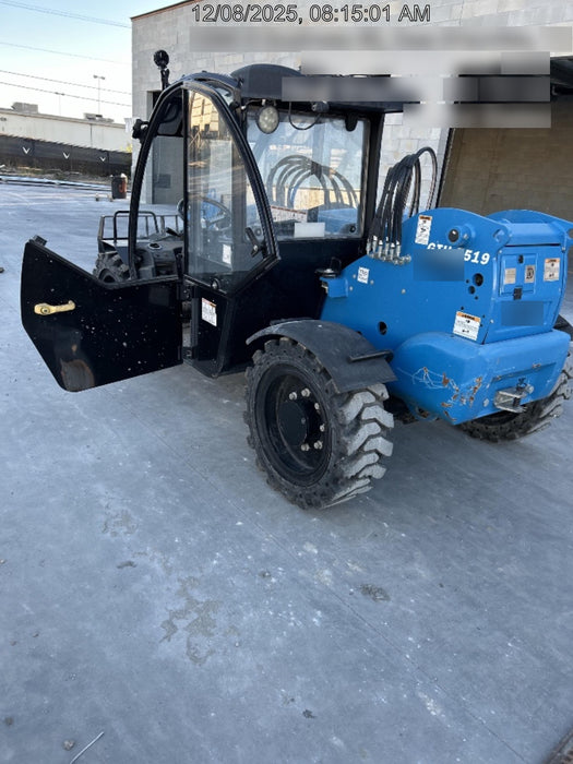 2019 Genie GTH-5519 Cab/Heat/AC, Solid RT Tires, LED Work Lights, Beacon, 48" Carriage, 48" Forks