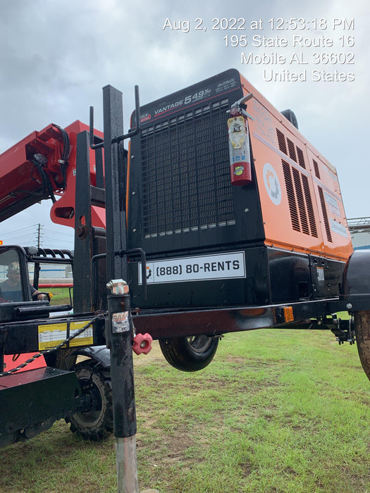 2021 Lincoln Electric Vantage 549X Ready Pak 3, ORANGE (includes trailer, cable rack, fender light kit)