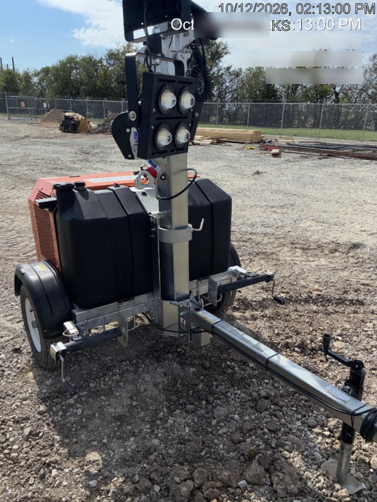 2024 Wanco WLTT-4MM4K Diesel, Deep Sea Controller, Shore Power Plug, Auto Start, (4) 350W LED Floodlights, 4kW Generator, 60 Gal Fuel Tank, 2" Ball, T3
