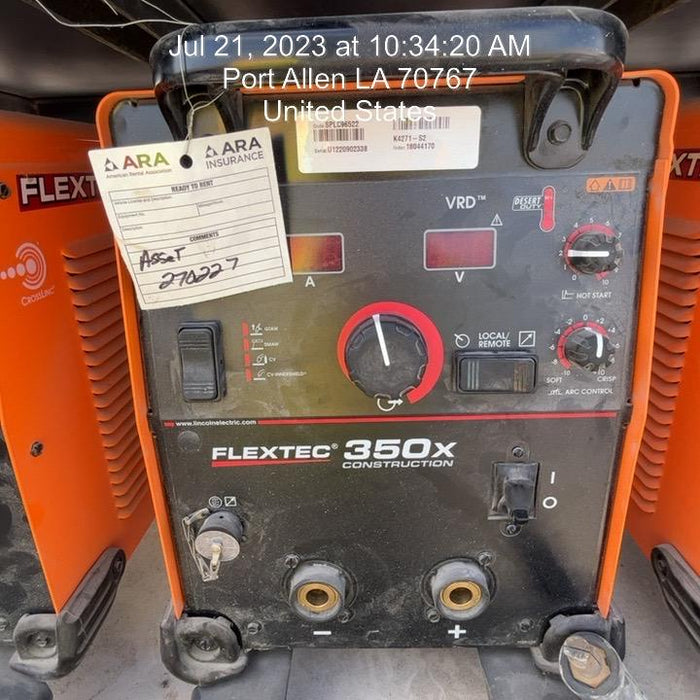 2022 LINCOLN ELECTRIC FLEXTEC 350X