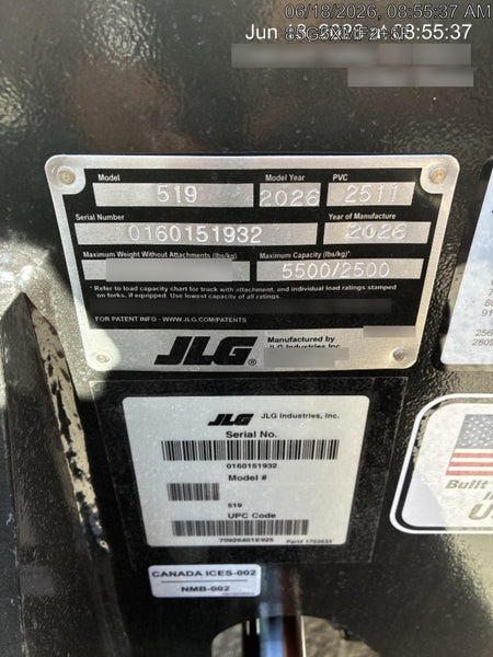 2026 JLG 519