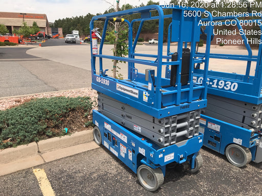 2020 Genie GS-1930 Fixed rails with chain entry gate - Pre A92.20