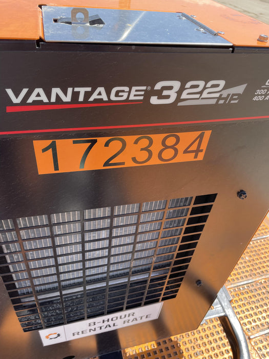 2021 Lincoln Electric Vantage 322 Vantage 322 Ready Pak 3 w/ Decals, ORANGE (includes trailer, cable rack, fender light kit) NO Telematics