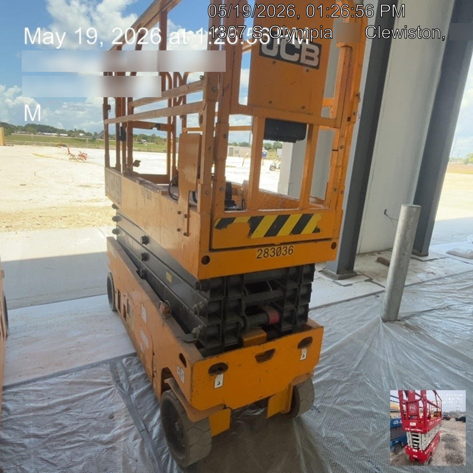 2020 Skyjack SJIII-3226 Solid NM Tires, Half height spring hinged entry gate, Dual Beacons