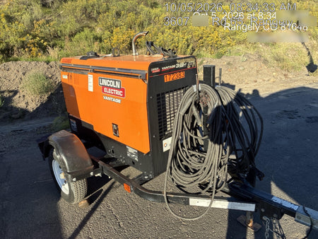 2021 Lincoln Electric Vantage 322 Vantage 322 Ready Pak 3 w/ Decals, ORANGE (includes trailer, cable rack, fender light kit) NO Telematics
