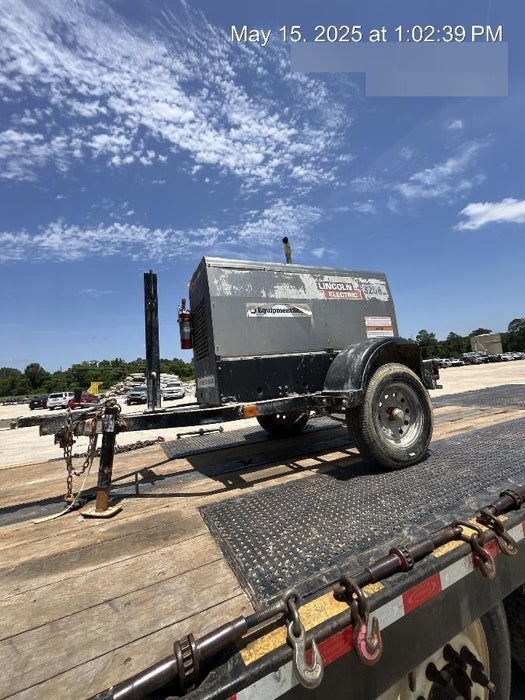 2019 Lincoln Electric Vantage 322 Welder Ready-Pak 3, Two wheel trailer, Fender and Light kit, Cable Rack