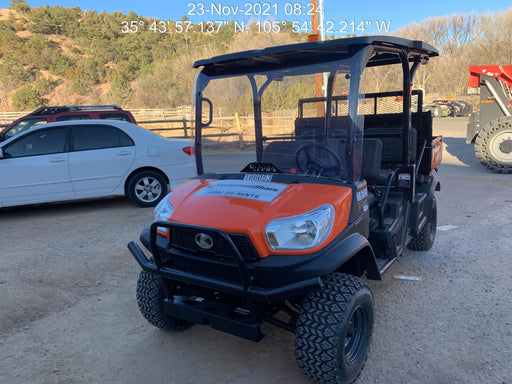 Kubota RTV-X1140W-H Plastic Canopy, Windshield Acrylic Clear, LED Strobe Light, Wire Harness Kit, Back up Alarm