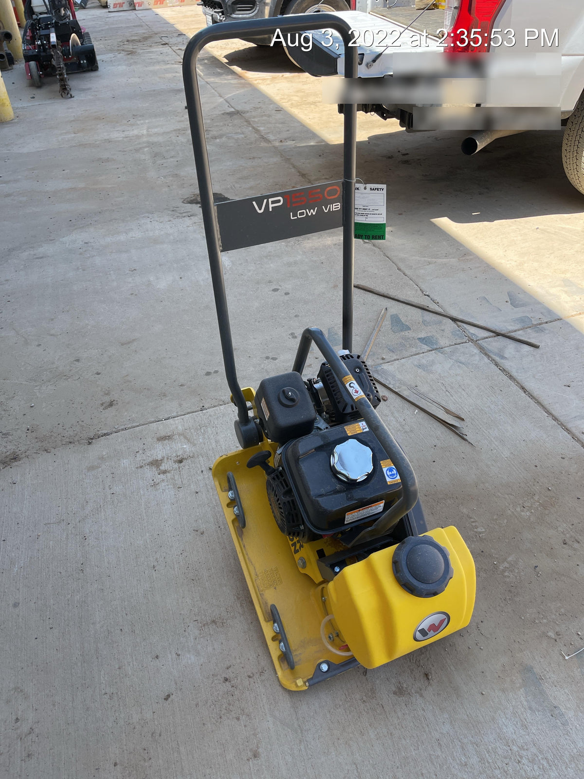 2021 WACKER NEUSON VP1550AW