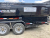 2024 TEXAS PRIDE TRAILERS 14'L x 7'W 5 Cu Yd Trunnion Hydraulic Dump