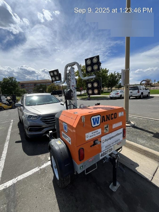 2024 Wanco WLTT-4MM4K Diesel, Deep Sea Controller, Shore Power Plug, Auto Start, (4) 350W LED Floodlights, 4kW Generator, 60 Gal Fuel Tank, 2" Ball, T3