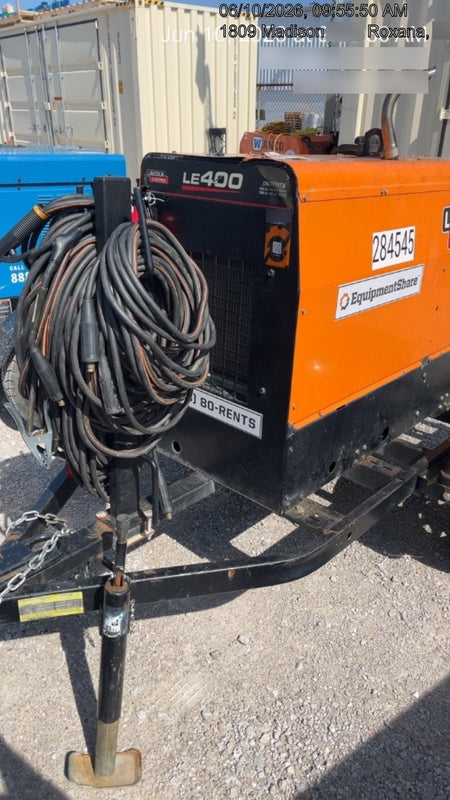 2022 Lincoln Electric LE400 Kubota V1505, Trlr, Cable Rack, Light Kit, ES Decals, T3